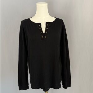 Urban Daizy Black Long Sleeve Women's Top